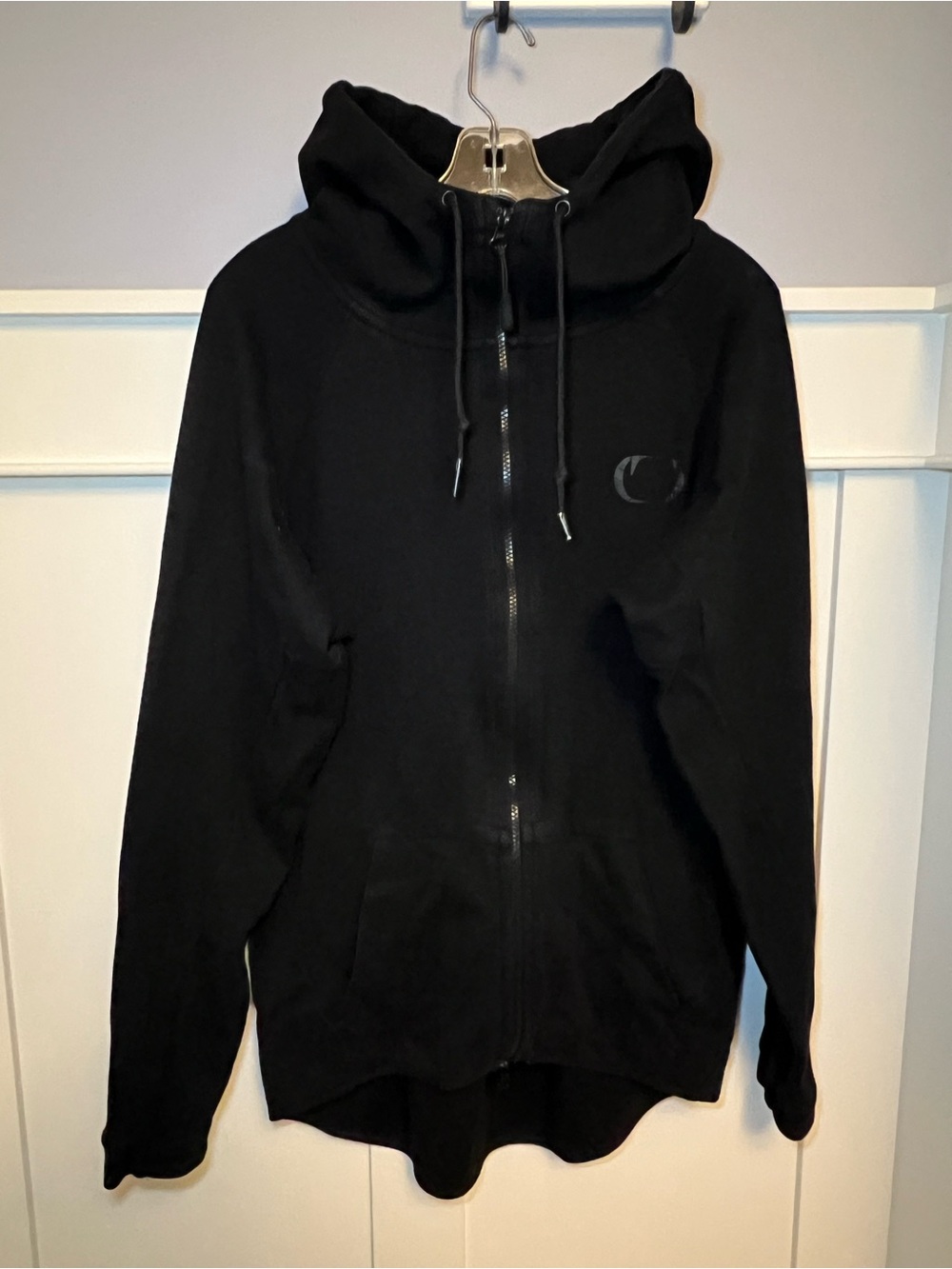 Temp Deniro logo tech zip-up hoodie
